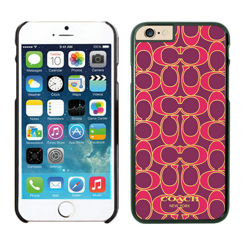 Coach Fashion C Red iPhone 6 Cases FAT | Women - Click Image to Close